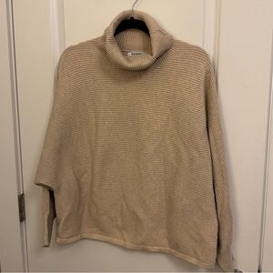 Old Navy Beige Turtleneck Sweater